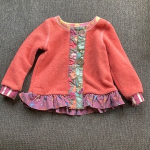 Matilda Jane fleece cardigan, size 12 month
